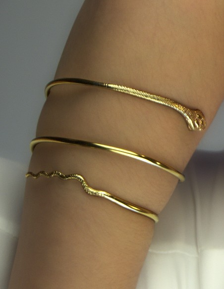 Bracelet amulette serpent