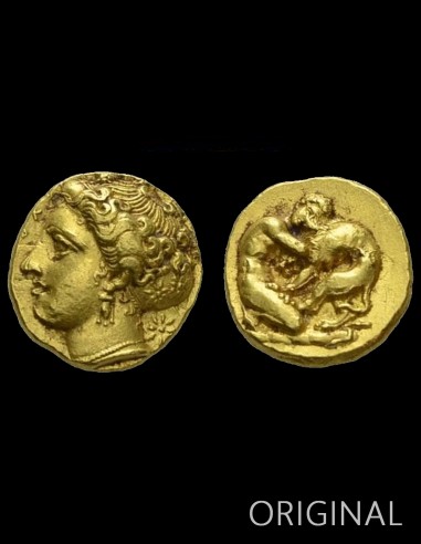 Bague monnaie décadrachme Syracuse