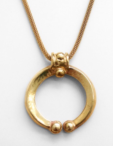colgante lunula joyas romanas