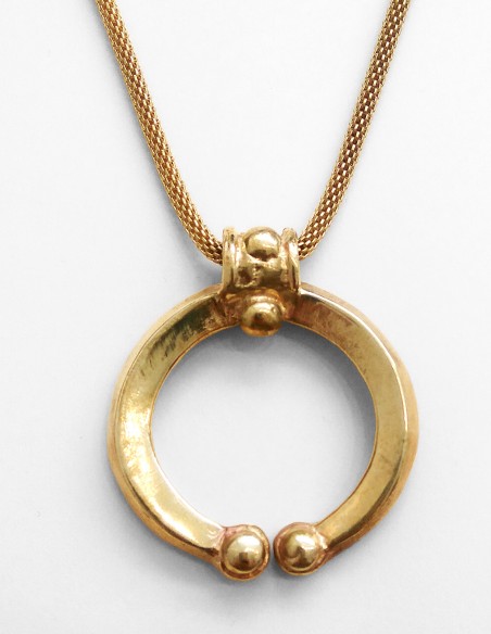 lunula pendant roman jewelry