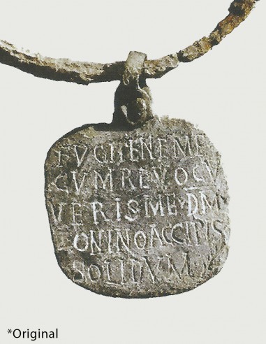pendentif collier esclave romain