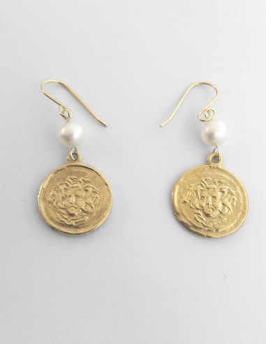 medusa earrings amulet