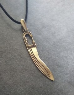 Pendentif épée ibérique Falcata