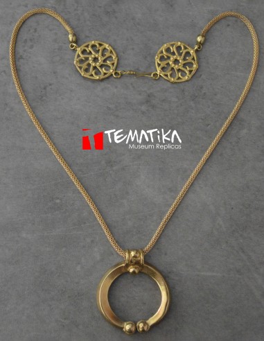 colgante lunula joyas romanas