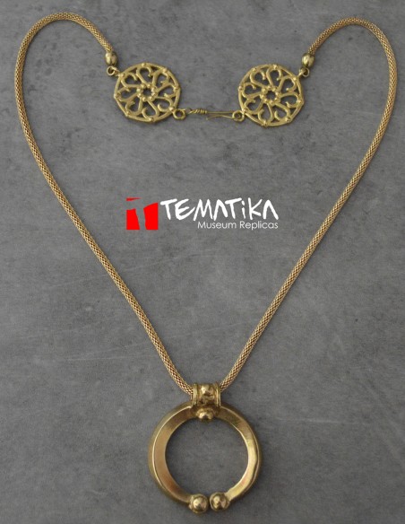 lunula pendant roman jewelry
